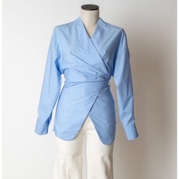 Shaina Mote Hira Long Sleeve Wrap Top - Picture 1 of 10